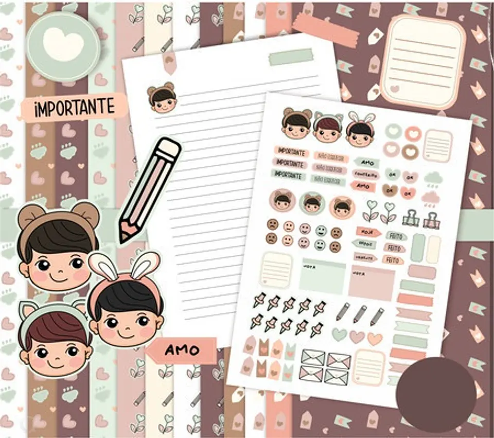 Kit Digital Papel Doces 2022 7 1