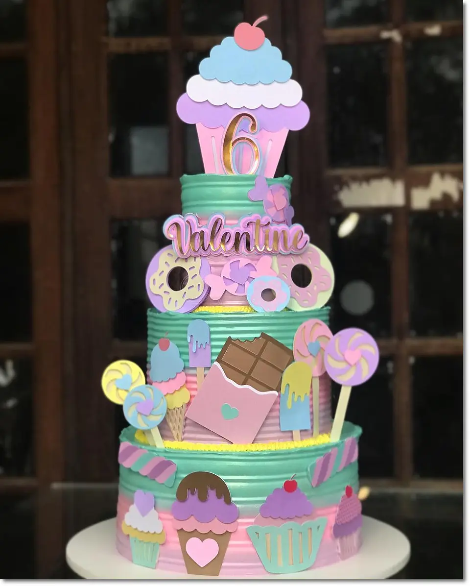 Arquivo de Corte Topo de Bolo Confeitaria - Doceria 56 1