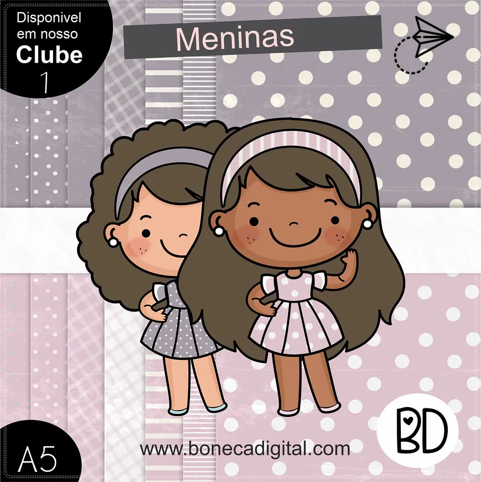 Kit Digital Meninas 18 1
