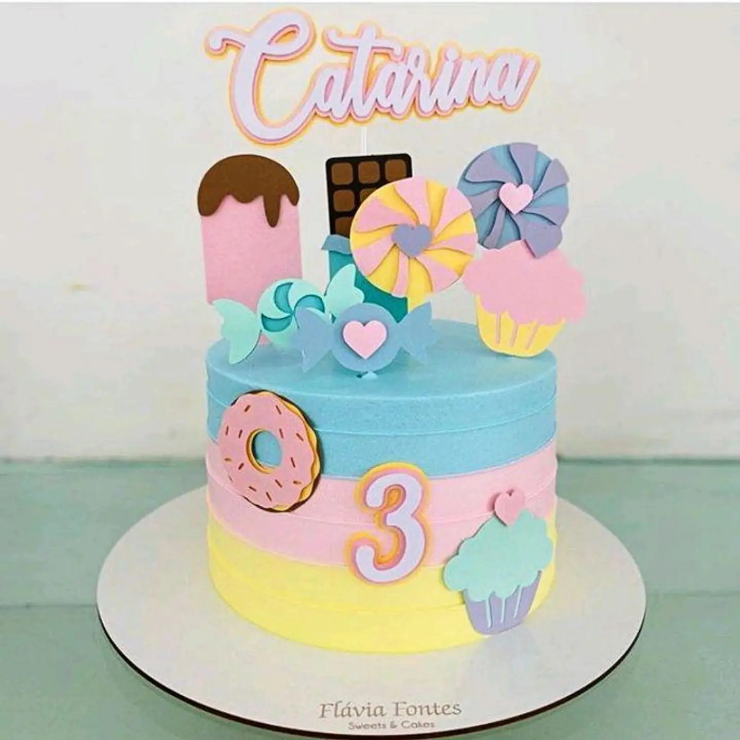 Arquivo de Corte Topo de Bolo Confeitaria - Doceria 45 1