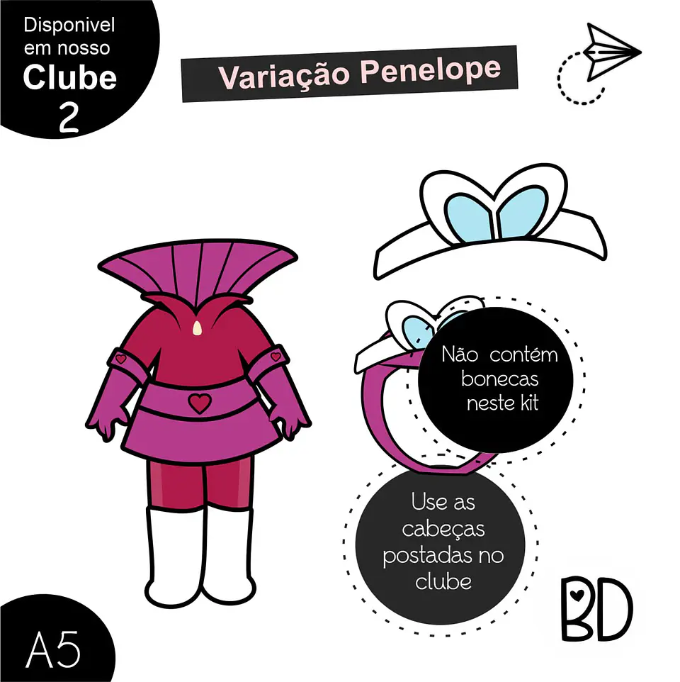 Kit Digital 46 Penelope Variação Corpinho 2 1