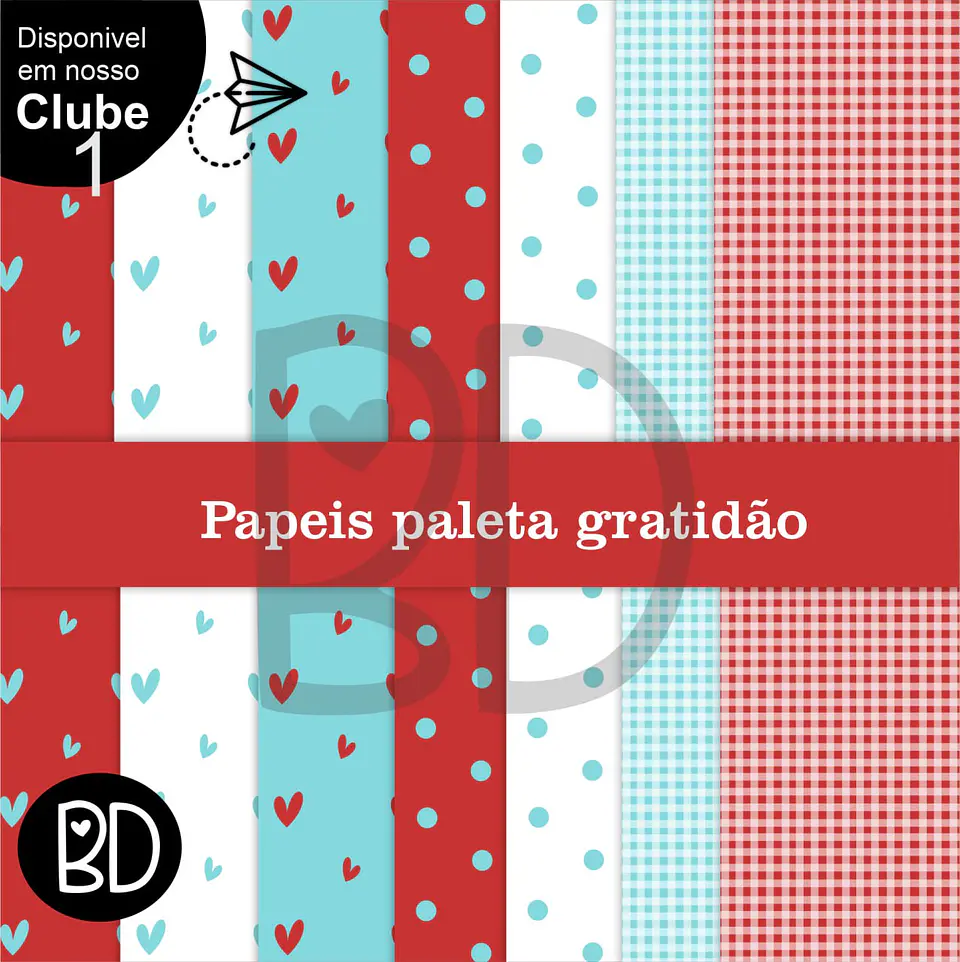 Kit Digital Papeis Paleta Gratidão 91 1