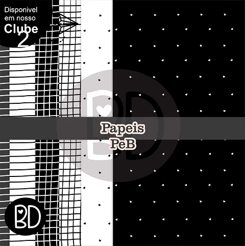 Kit Digital Papeispreto e Branco 17