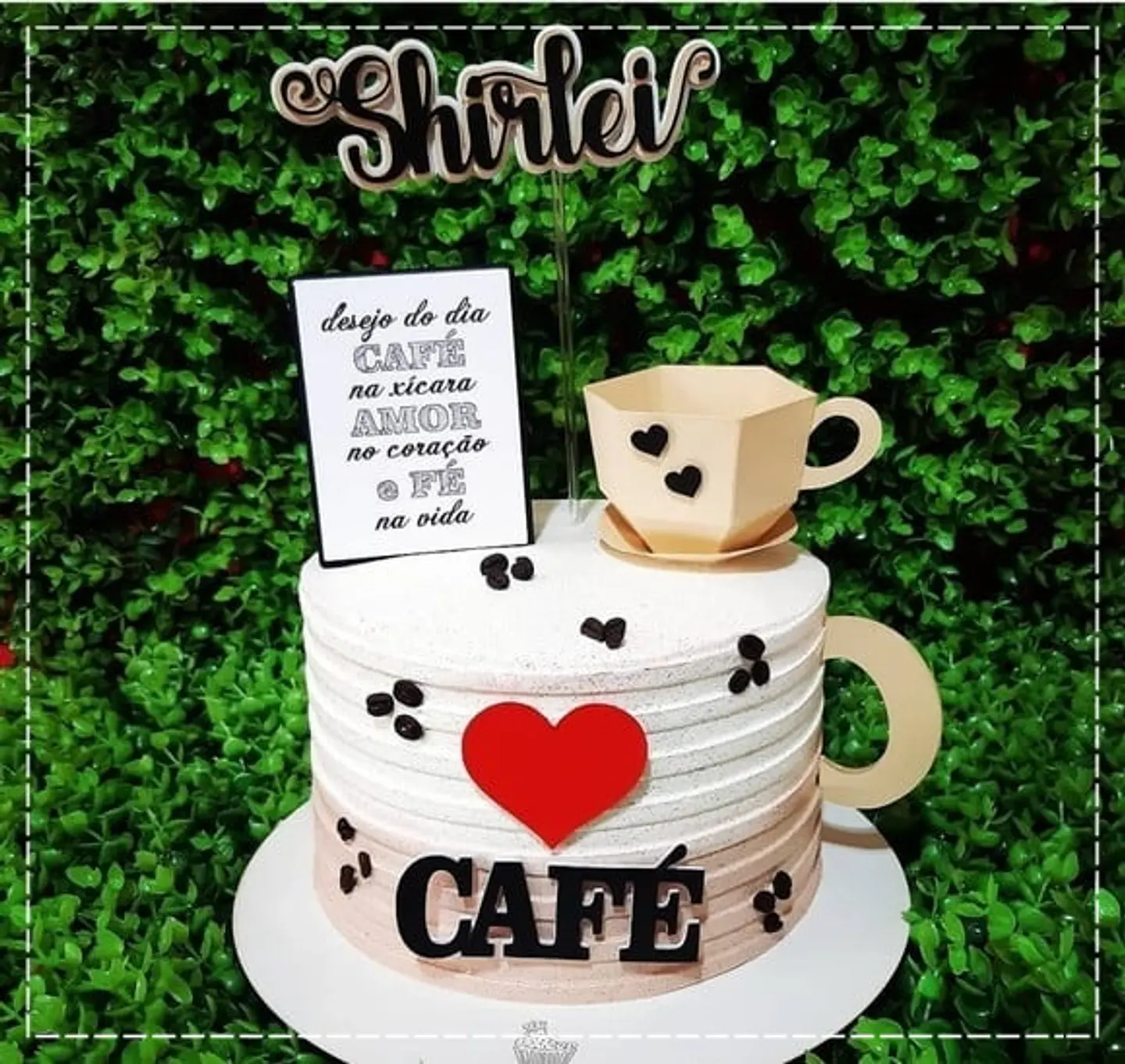 Arquivo de Corte Topo de Bolo Café Cafeteria 3 1