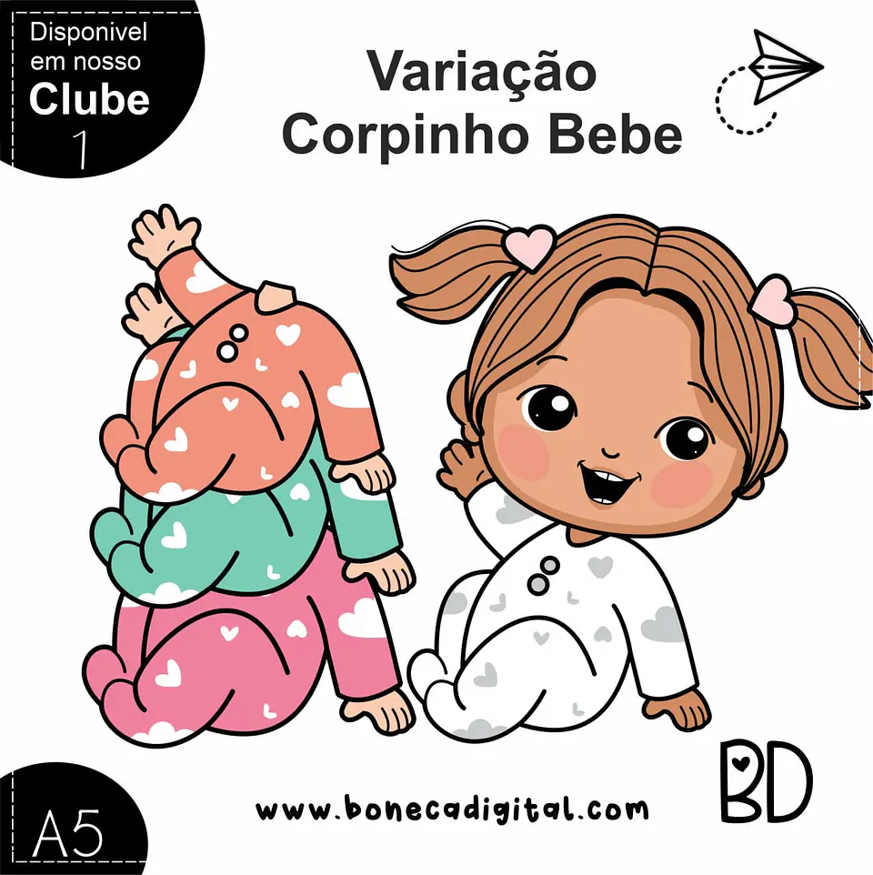 Kit Digital Bebe Corpinho 3 1