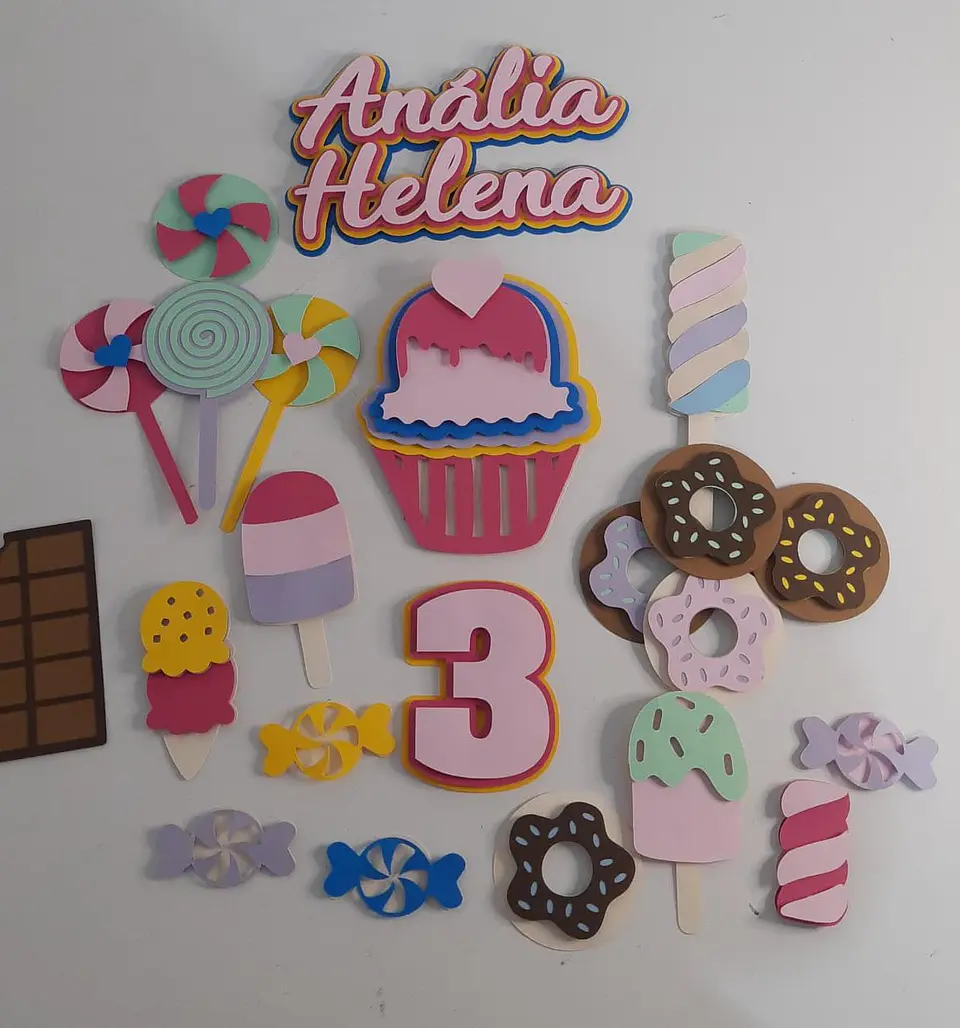 Arquivo de Corte Topo de Bolo Confeitaria - Doceria 13 1
