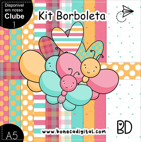 Kit Digital Borboletas 27