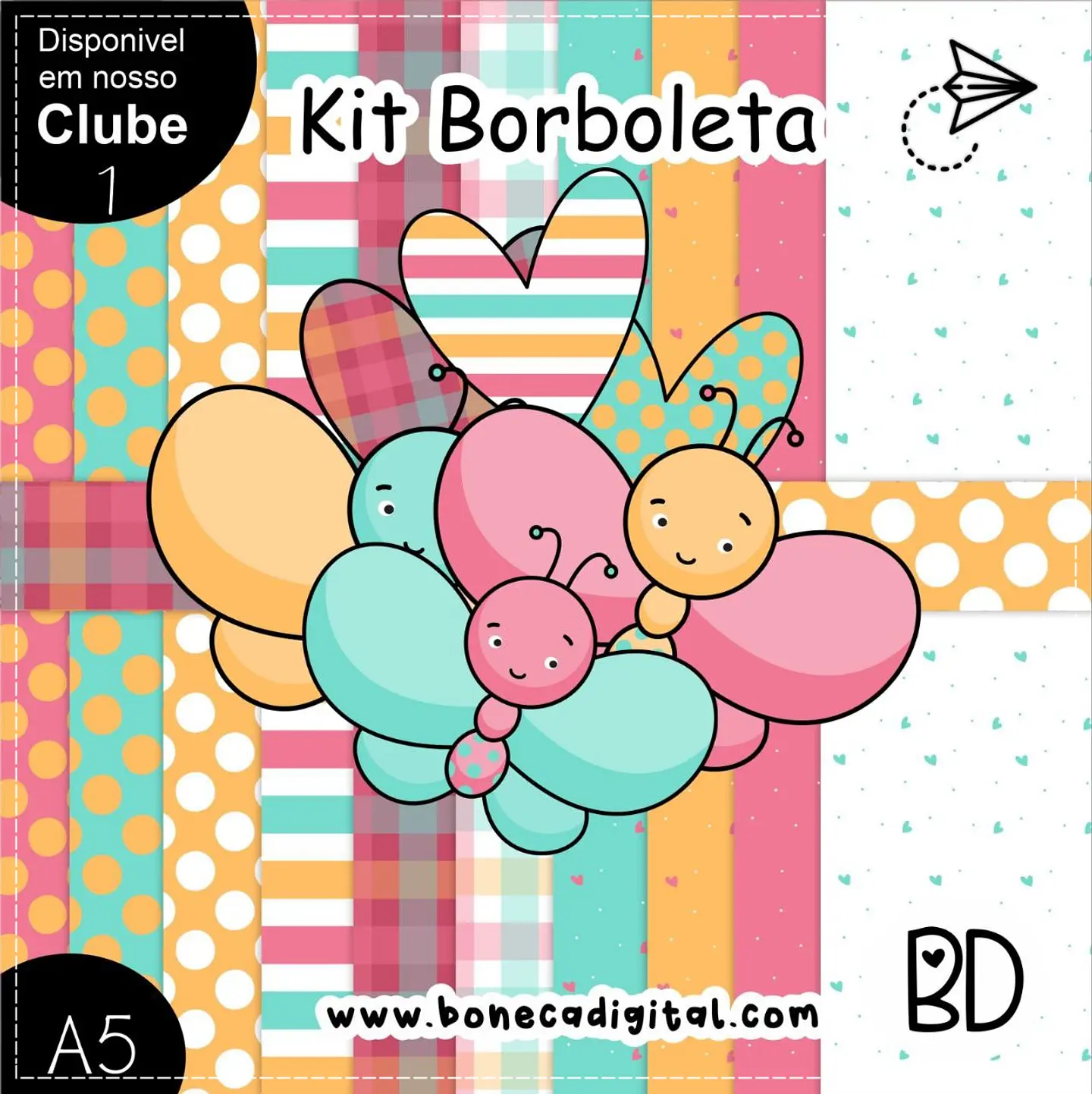 Kit Digital Borboletas 27 1