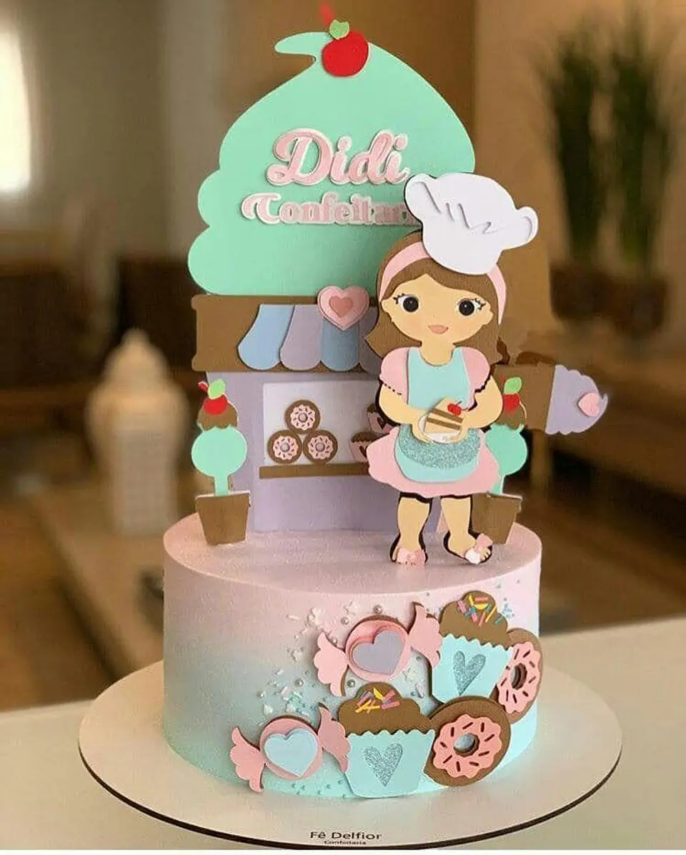 Arquivo de Corte Topo de Bolo Confeitaria - Doceria 28 1
