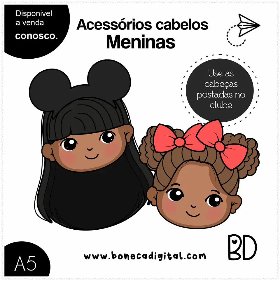 Kit Digital Acessorios Cabeça 8 1