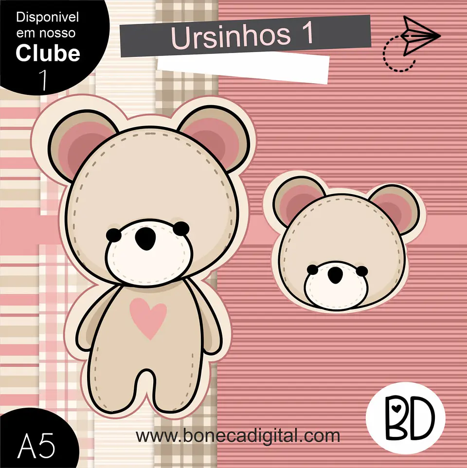 Kit Digital Ursinhos 1 35 1