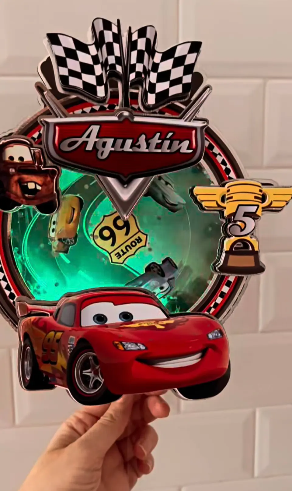 Arquivo de Corte Topo de Bolo Carros Disney 30 1