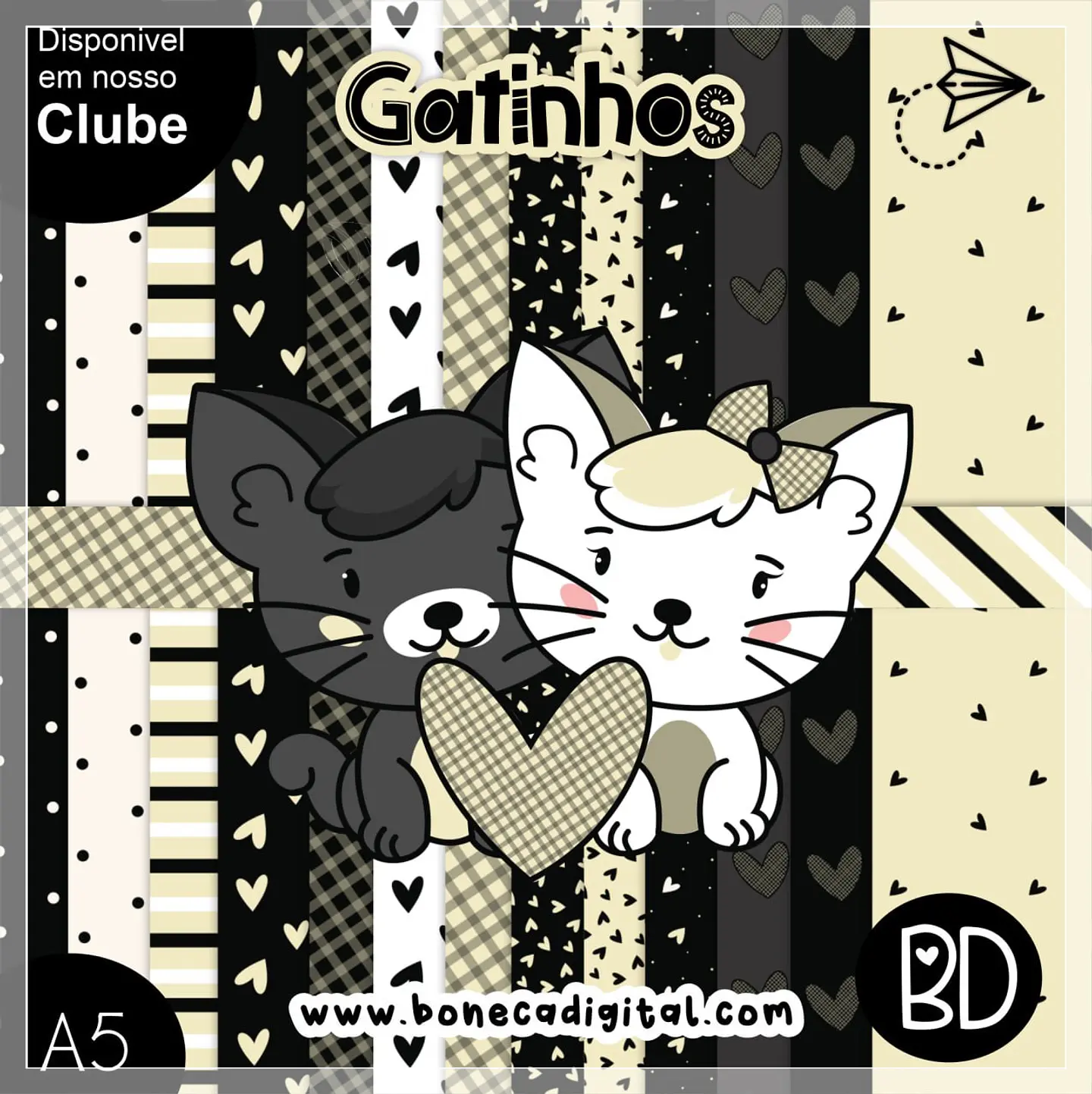 Kit Digital Gatinhos 16 1