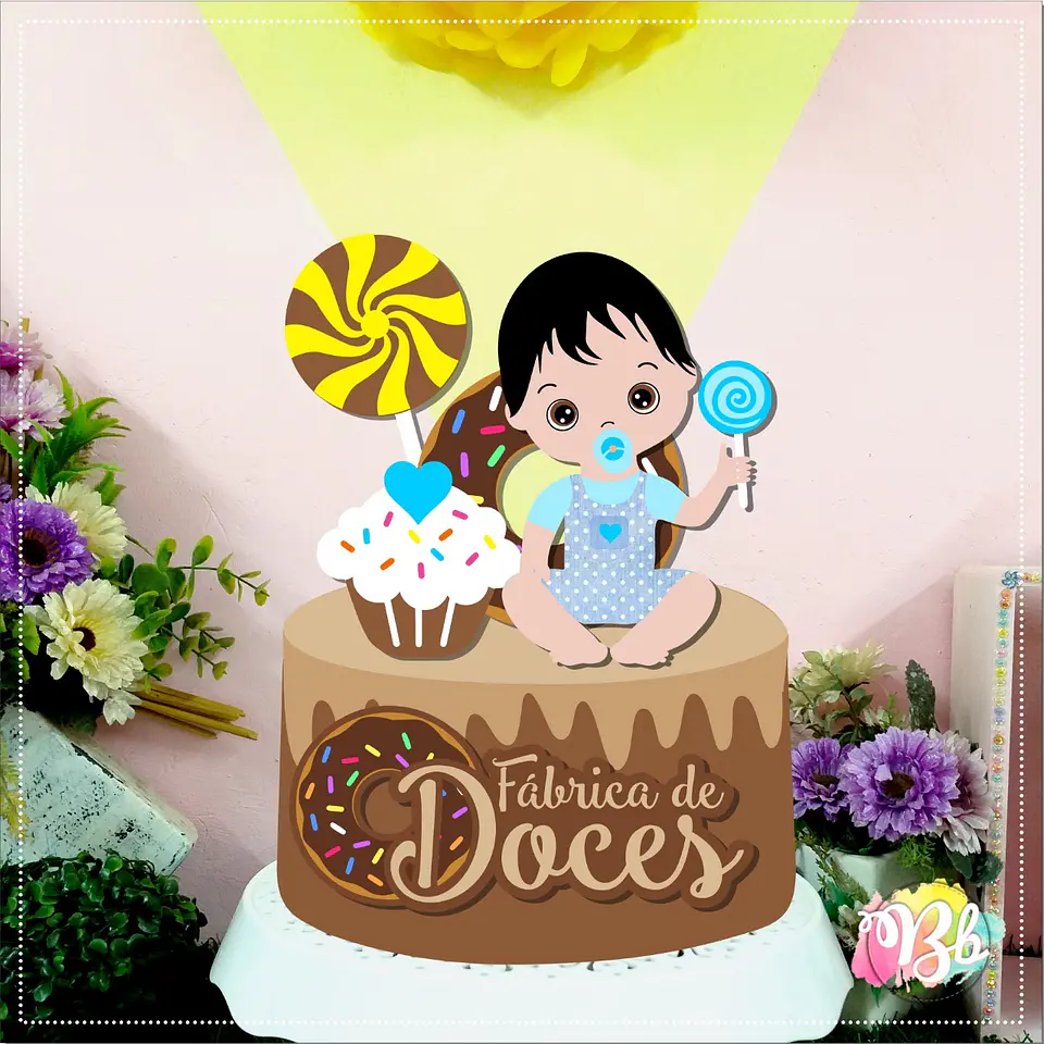 Arquivo de Corte Topo de Bolo Confeitaria - Doceria 21 1