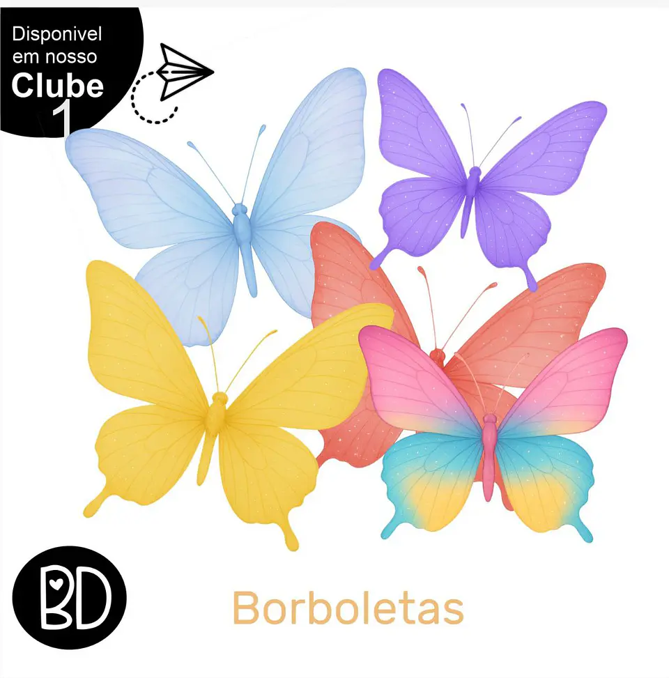Kit Digital Borboletas 3 7 1