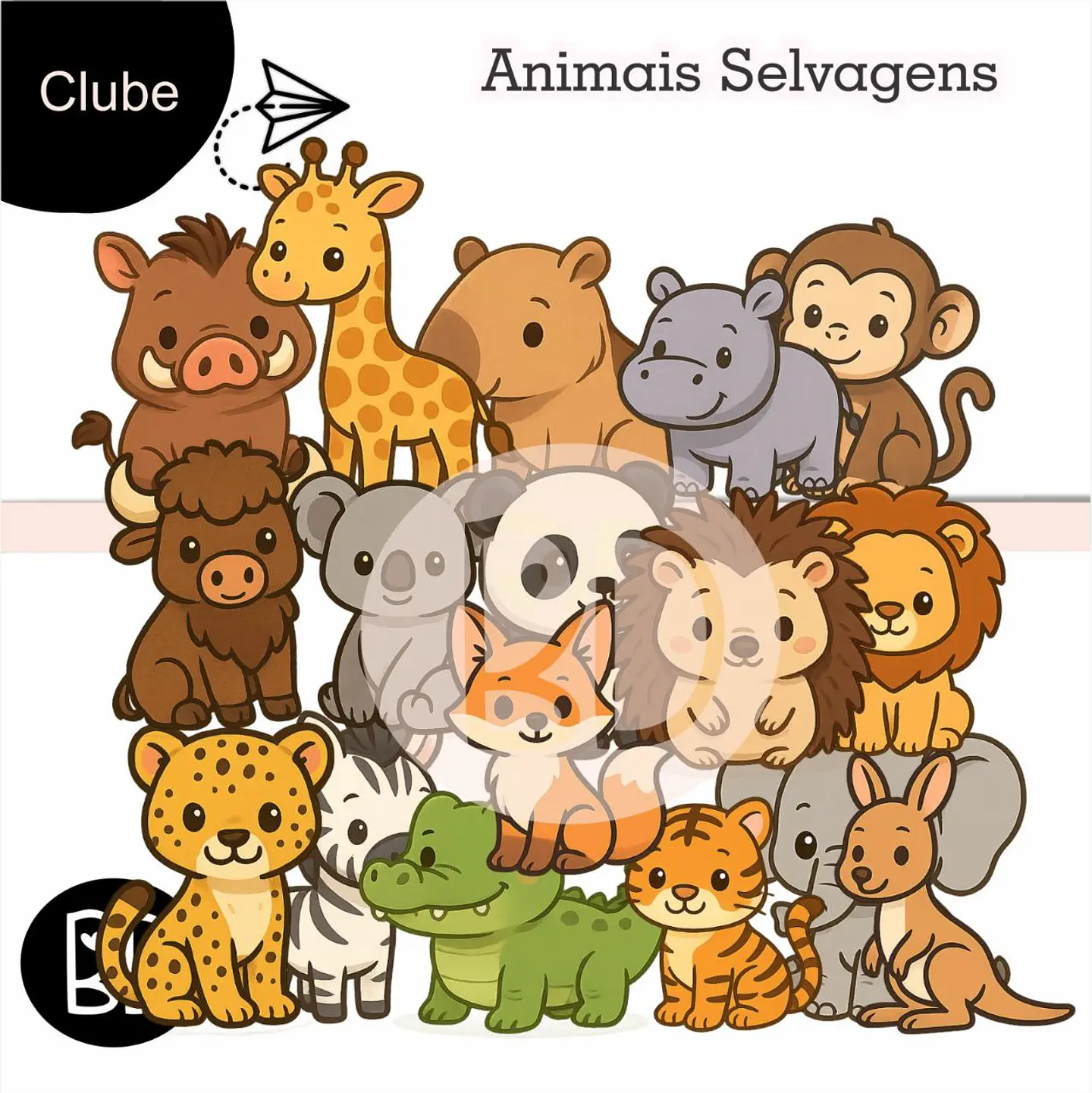 Kit Digital Animais Selvagens 4 1