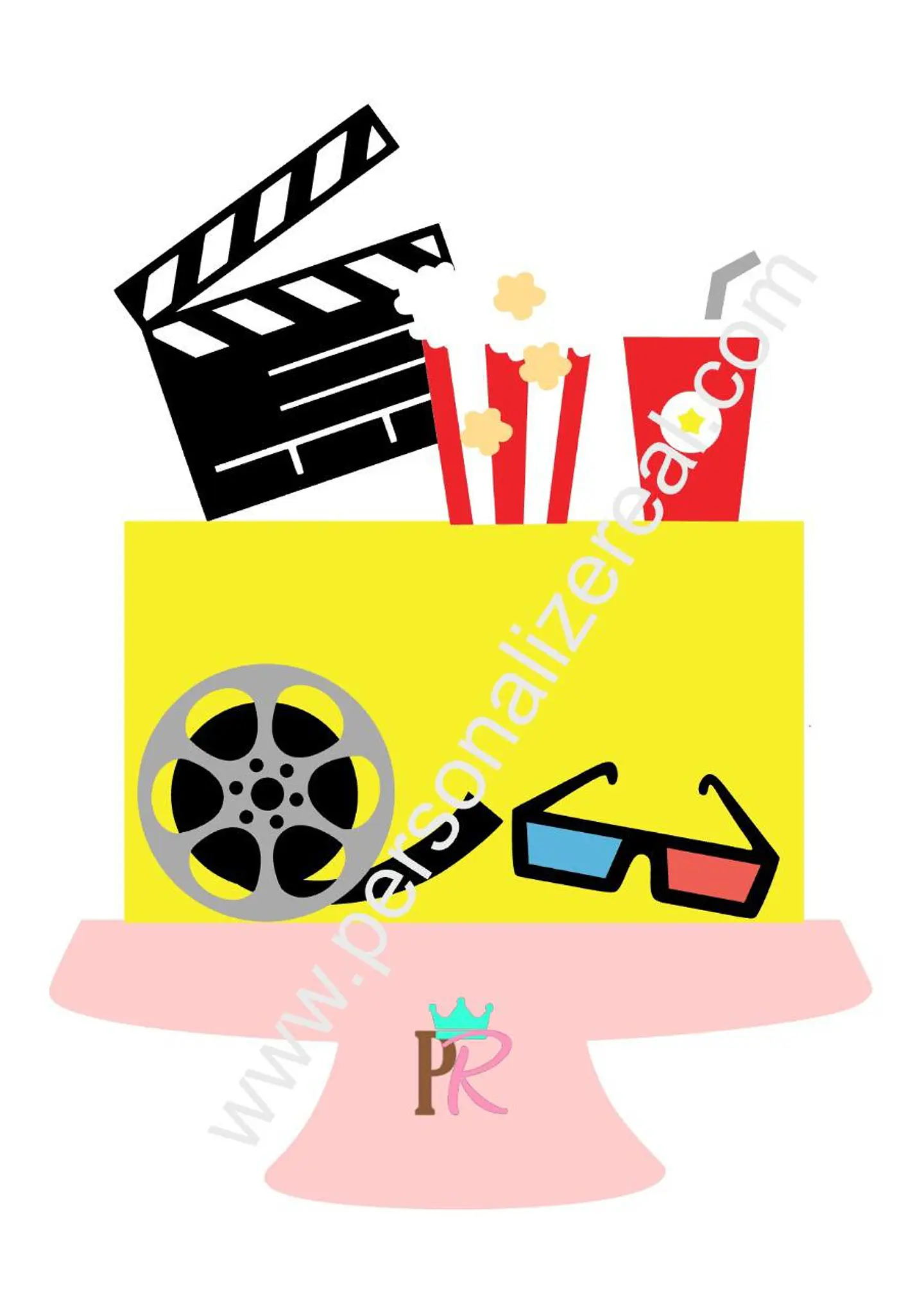 Arquivo de Corte Topo de Bolo Cinema - Hollywood 2 1