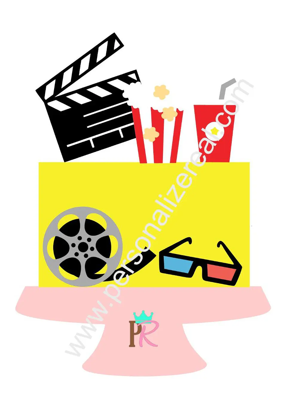 Arquivo de Corte Topo de Bolo Cinema - Hollywood 2 1