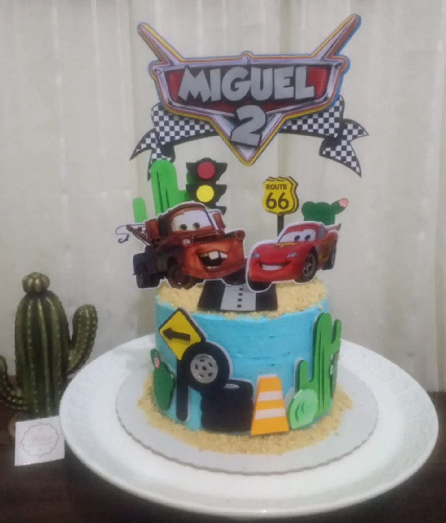 Arquivo de Corte Topo de Bolo Carros Disney 17 1