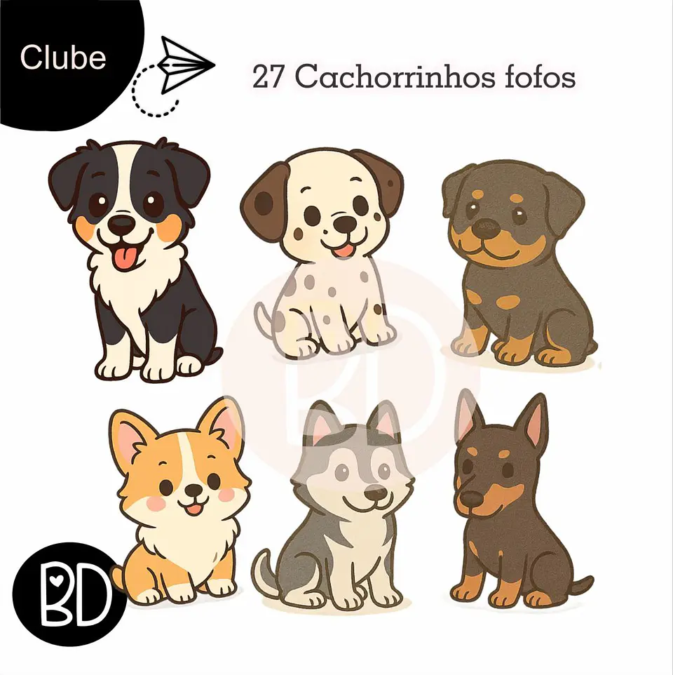 Kit Digital Cachorrinhos 41 1