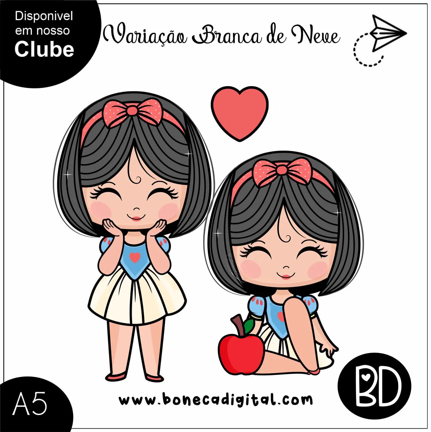Kit Digital BDVariação Branca de Neve 38 1