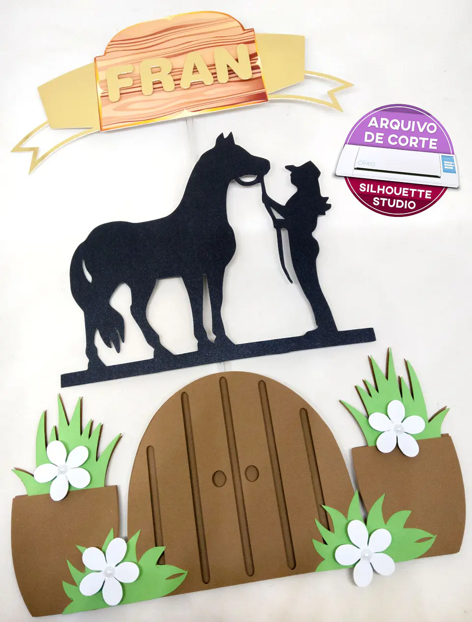 Arquivo de Corte Topo de Bolo Cavalo - Haras 10 1