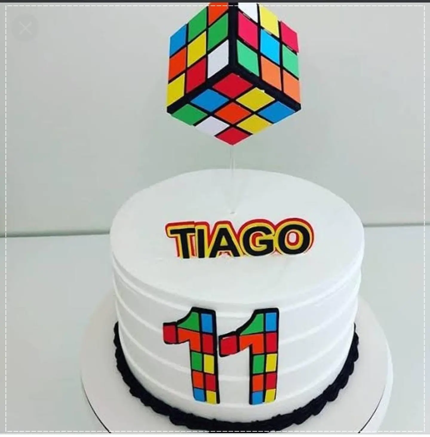 Arquivo de Corte Topo de Bolo Cubo Mágico 2 1