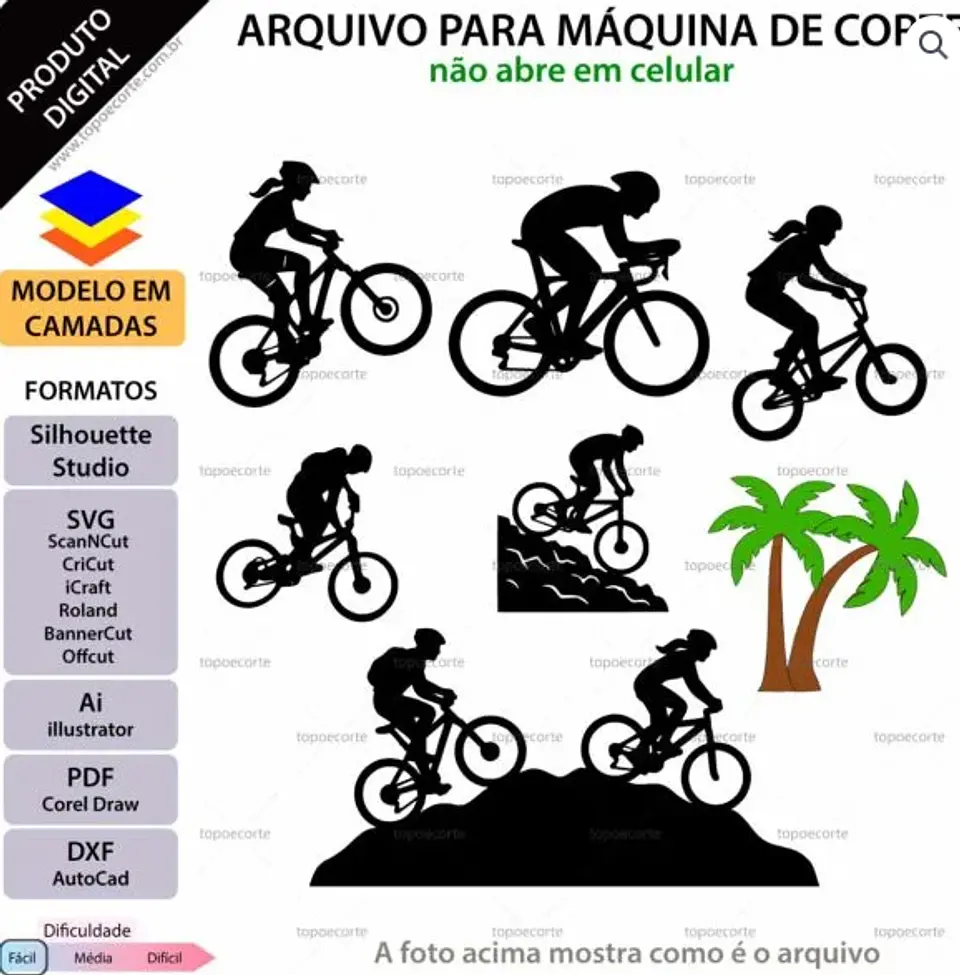 Arquivo de Corte Topo de Bolo Ciclista - Ciclismo 12 1