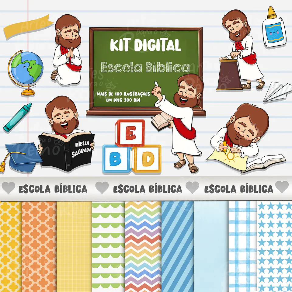 Kit Digital Escola Bíblica 1 1