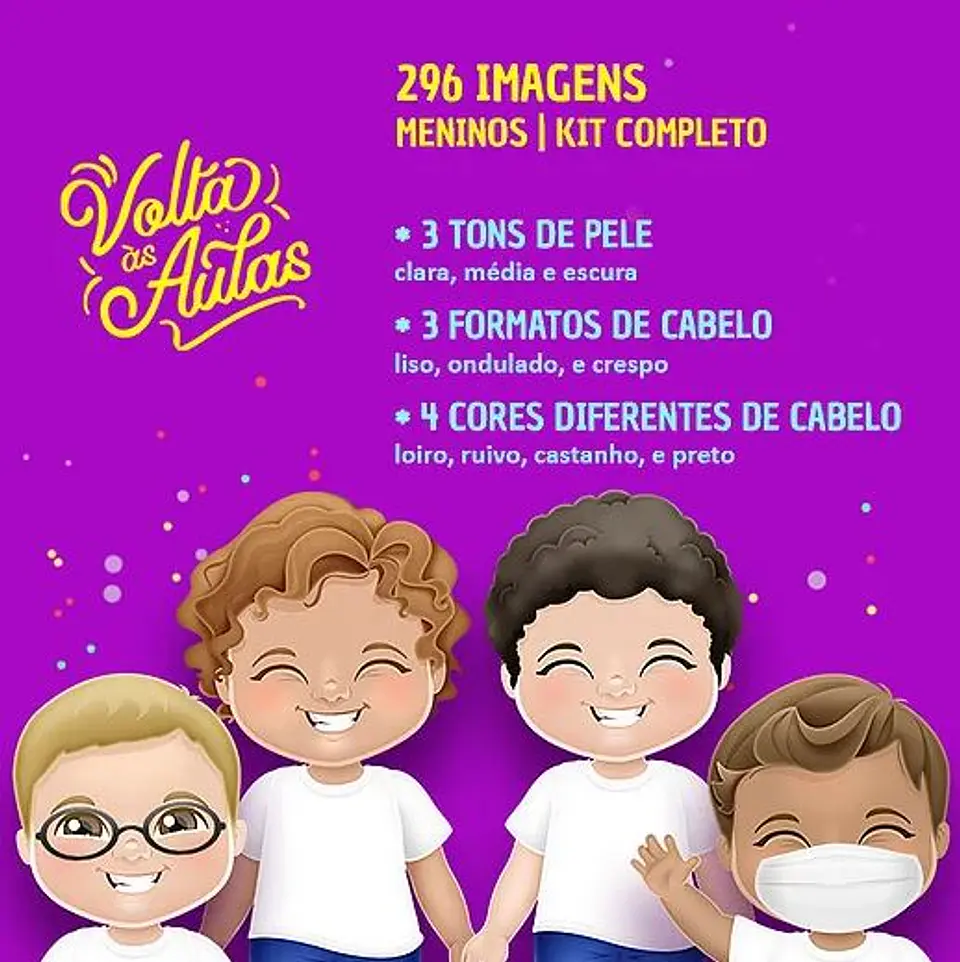 Kit Digital Volta Às Aulas Meninos 7 1