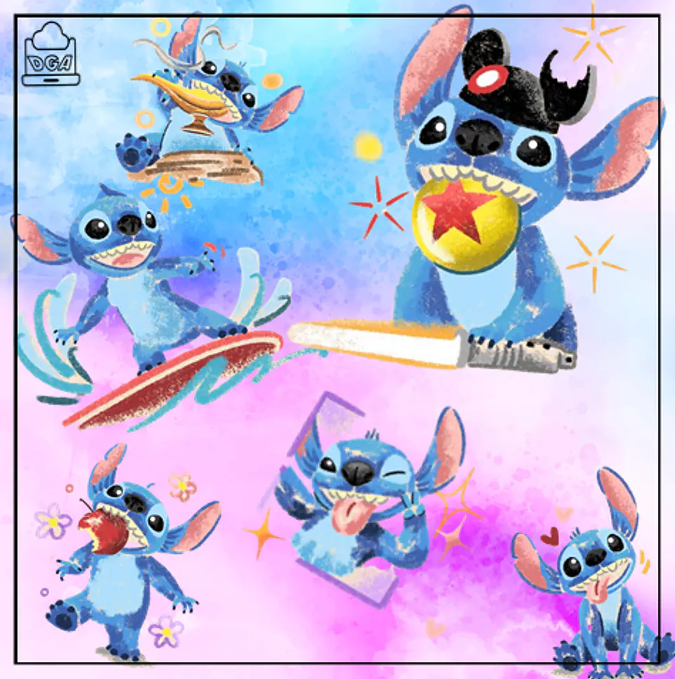 Kit Digital Stitch Giz de Cera 3 1