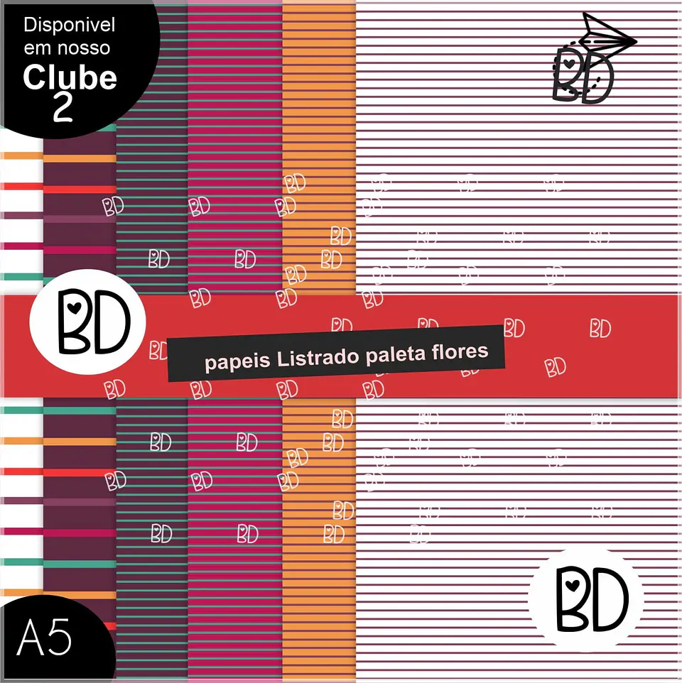 Kit Digital Papéis Paleta Flores 15 1