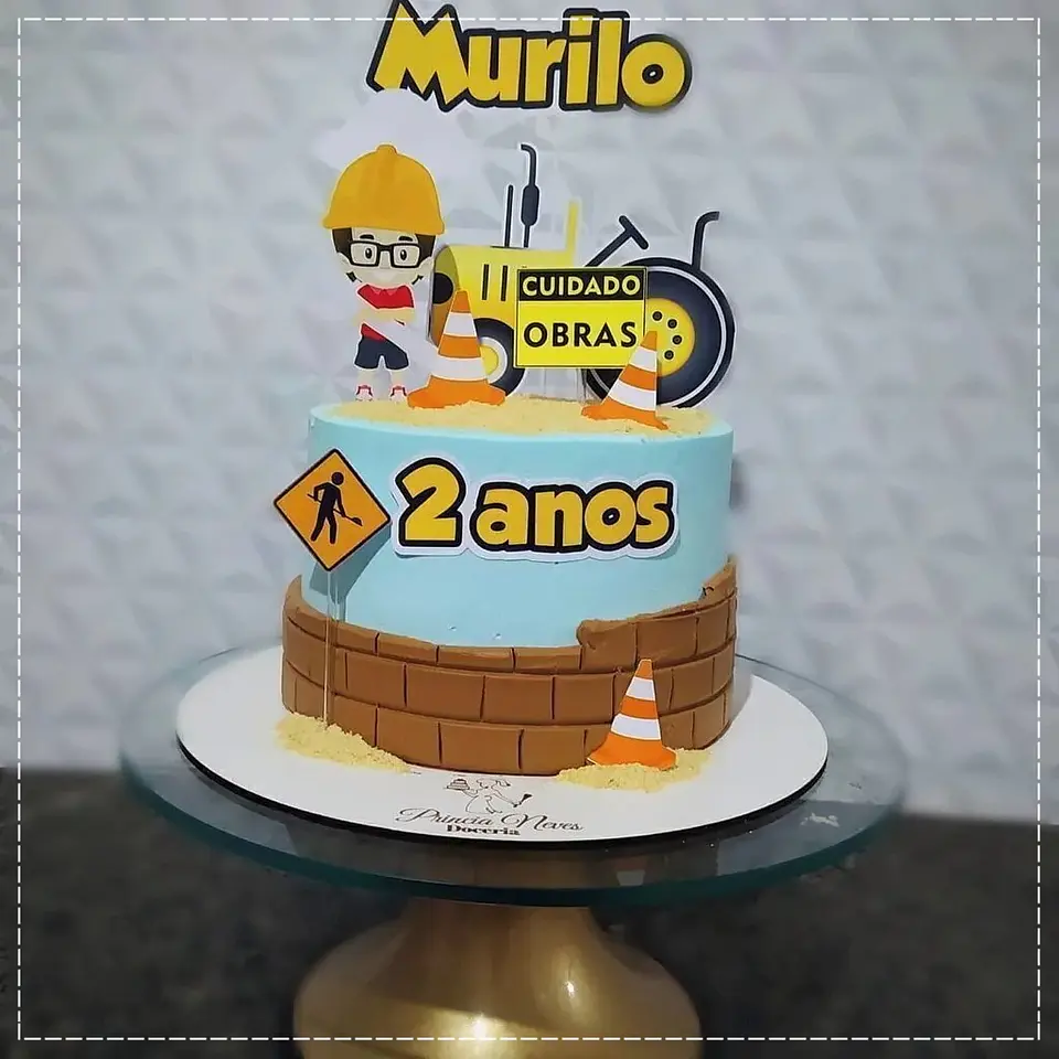 Arquivo de Corte Topo de Bolo Construção 24 1