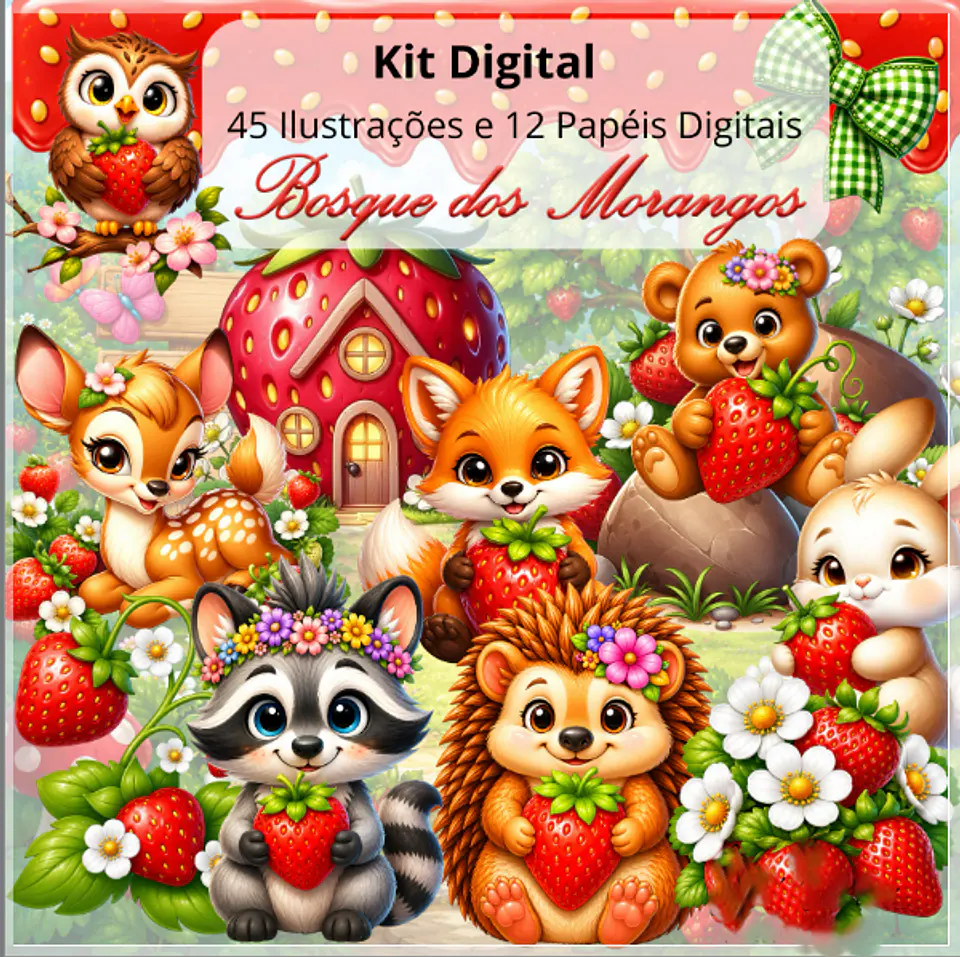 Kit Digital Bosque dos Morangos 1 1