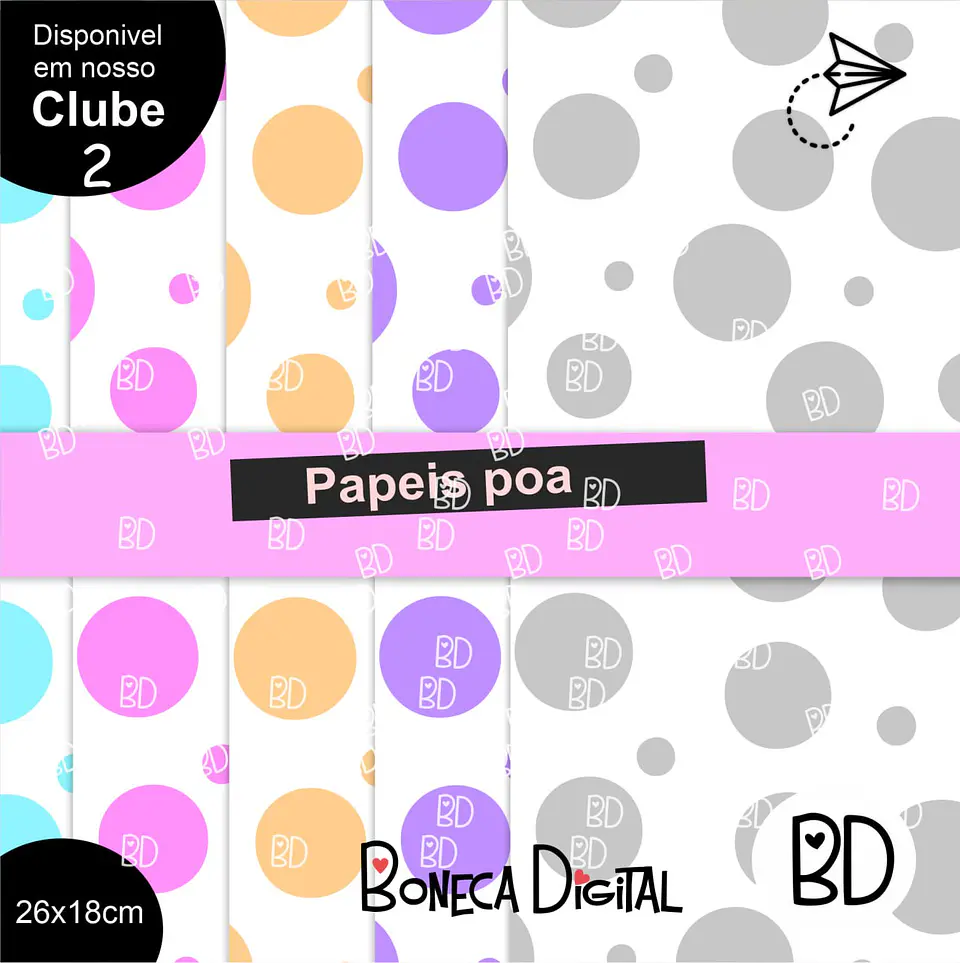 Kit Digital Papeis Bola 9 1