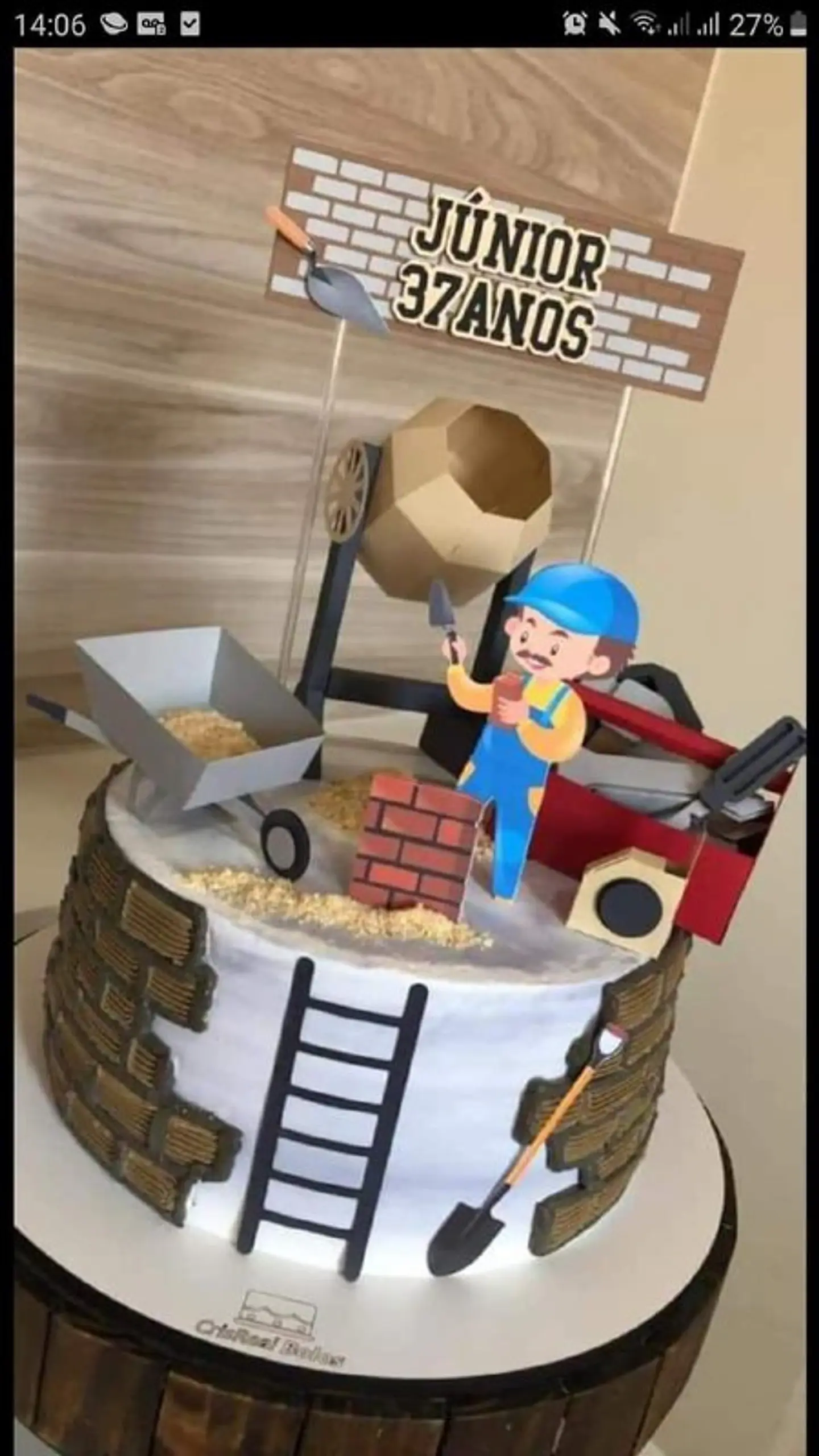 Arquivo de Corte Topo de Bolo Construção 11 1