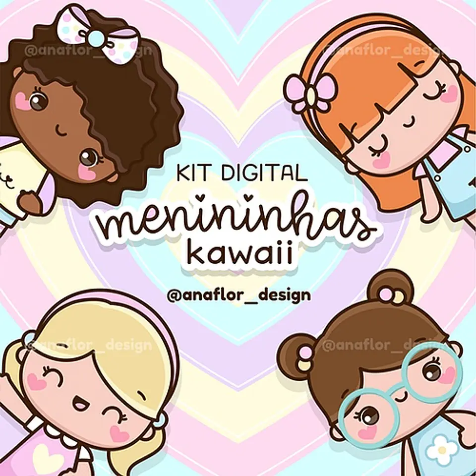 Kit Digital Menininhas Kawaii 14 1