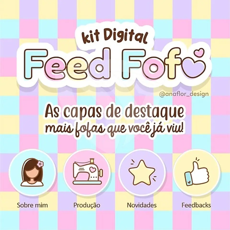 Kit Digital Feed Fofo 6 1