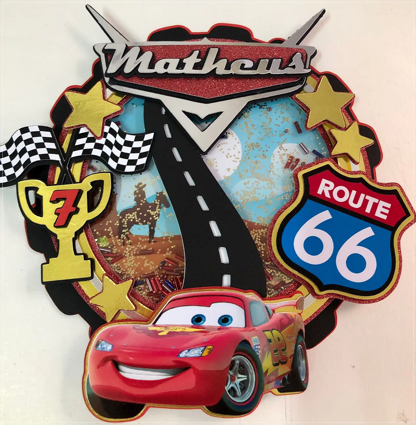 Arquivo de Corte Topo de Bolo Carros Disney 20 1