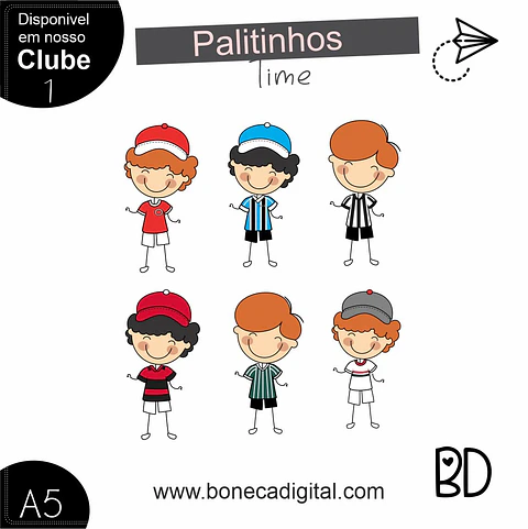 Kit Digital Times Palitinhos 3