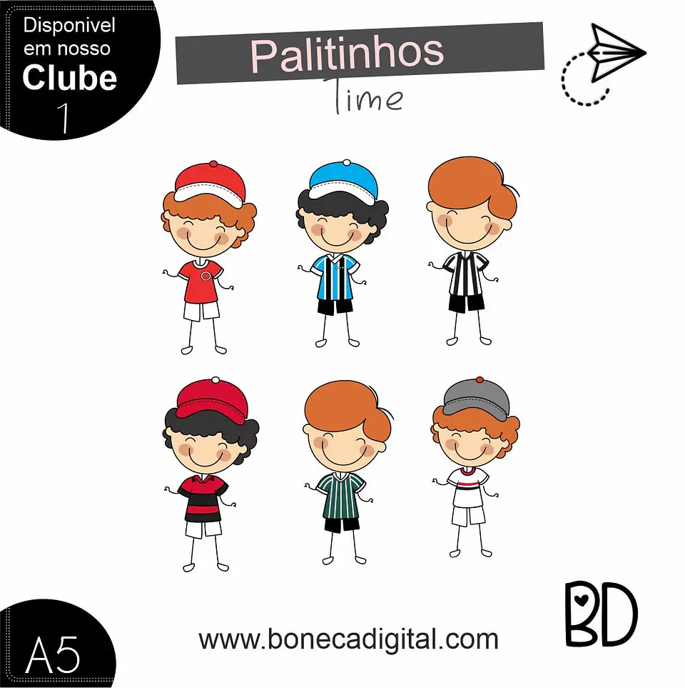 Kit Digital Times Palitinhos 3 1