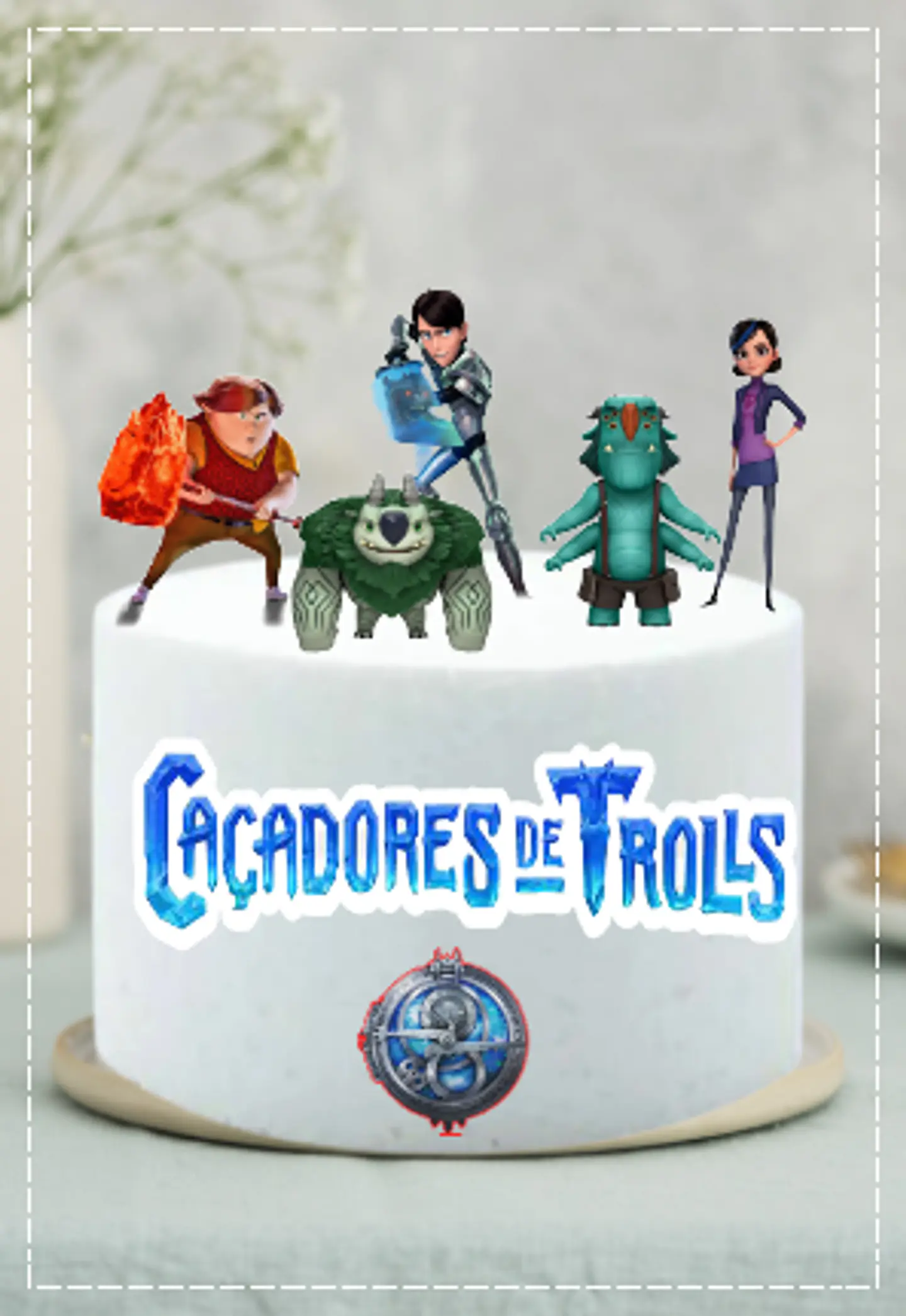 Arquivo de Corte Topo de Bolo Caçadores de Trolls 2 1