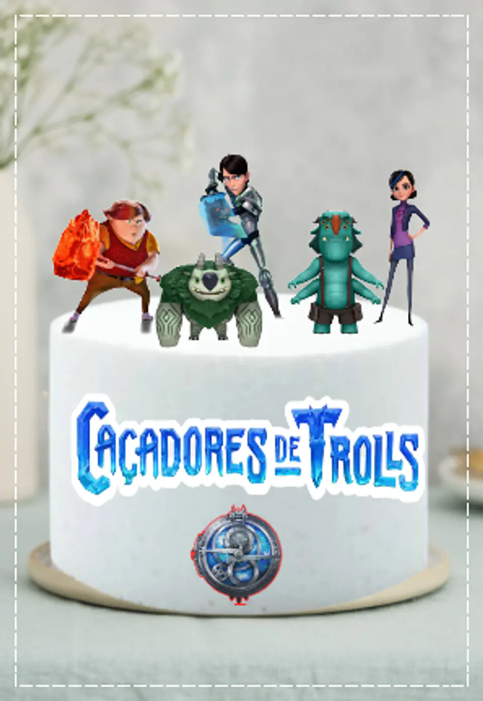 Arquivo de Corte Topo de Bolo Caçadores de Trolls 2 1