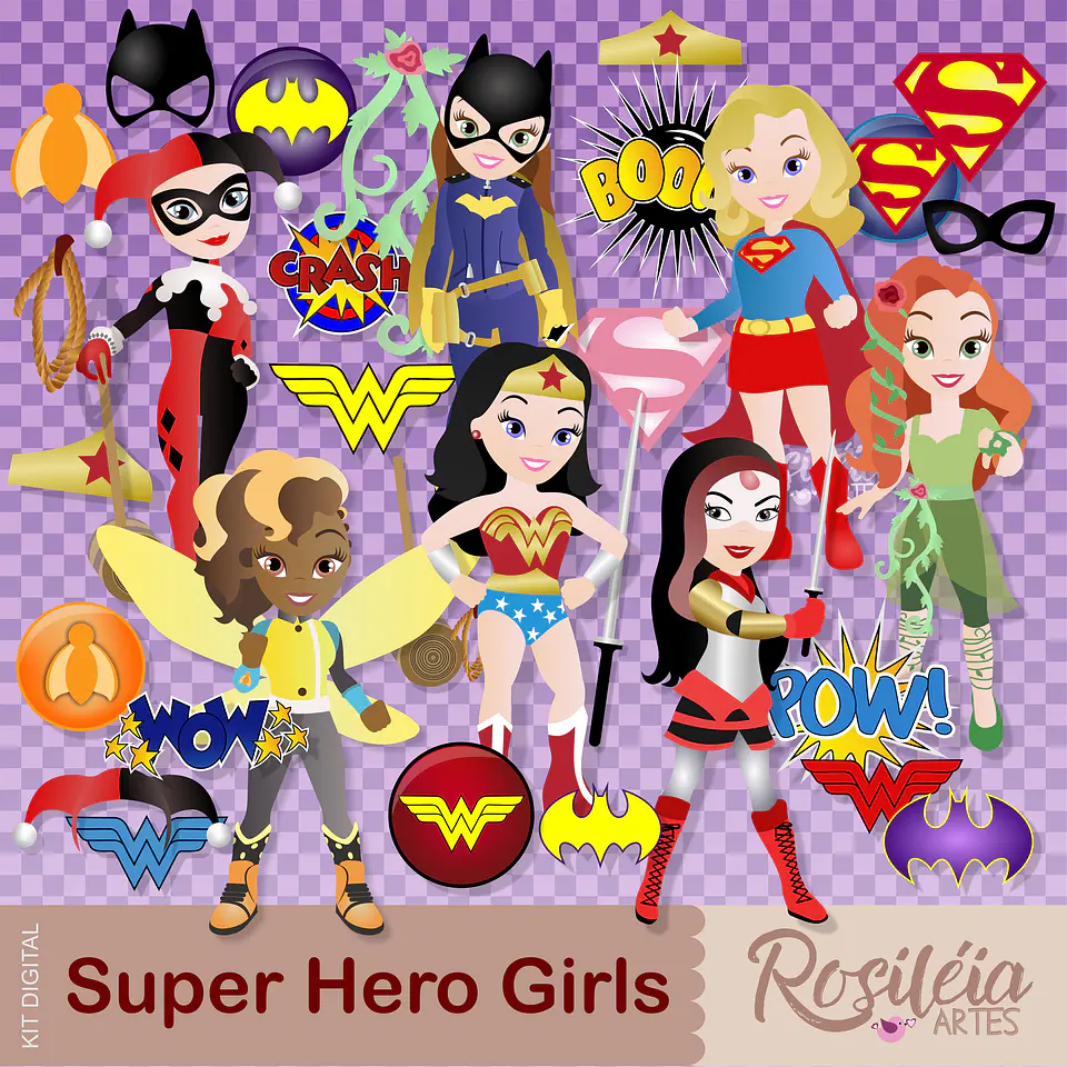 Kit Digital Super Hero Girls 74 1