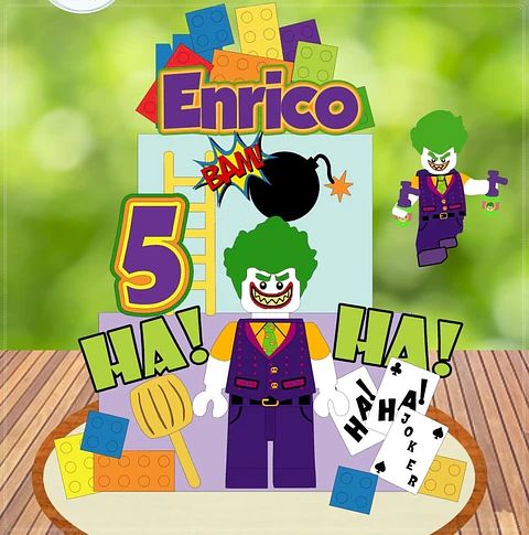 Arquivo de Corte Topo de Bolo Coringa 5