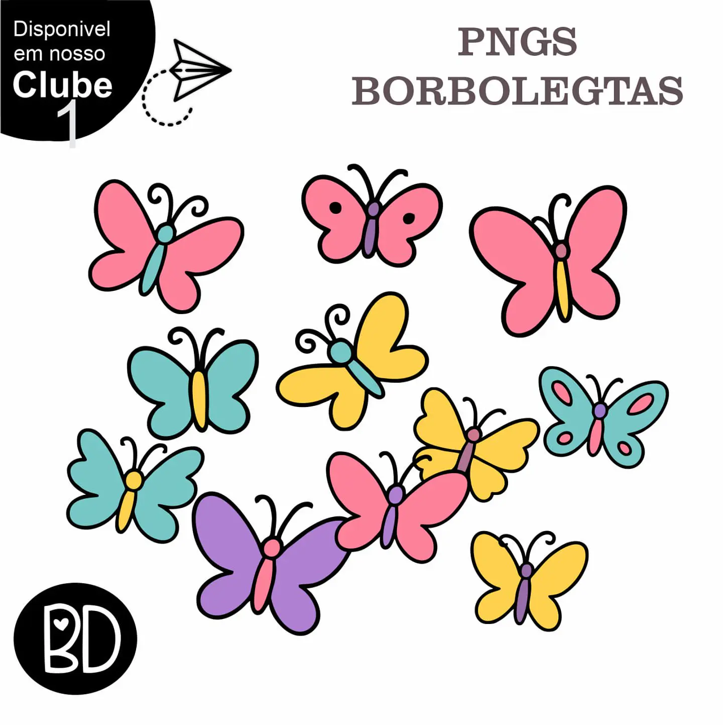 Kit Digital Borboletas 1 5 1