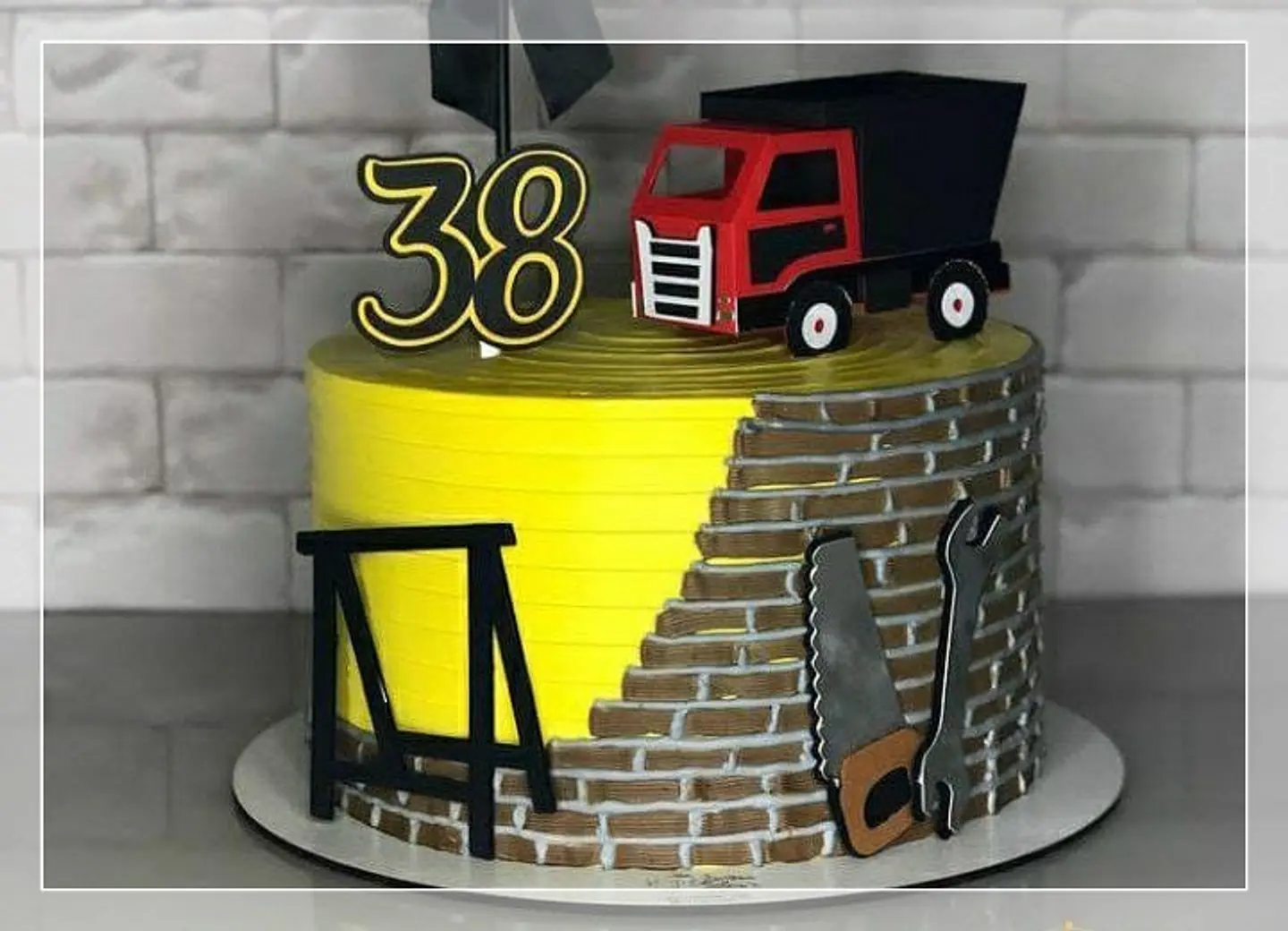 Arquivo de Corte Topo de Bolo Construção 13 1