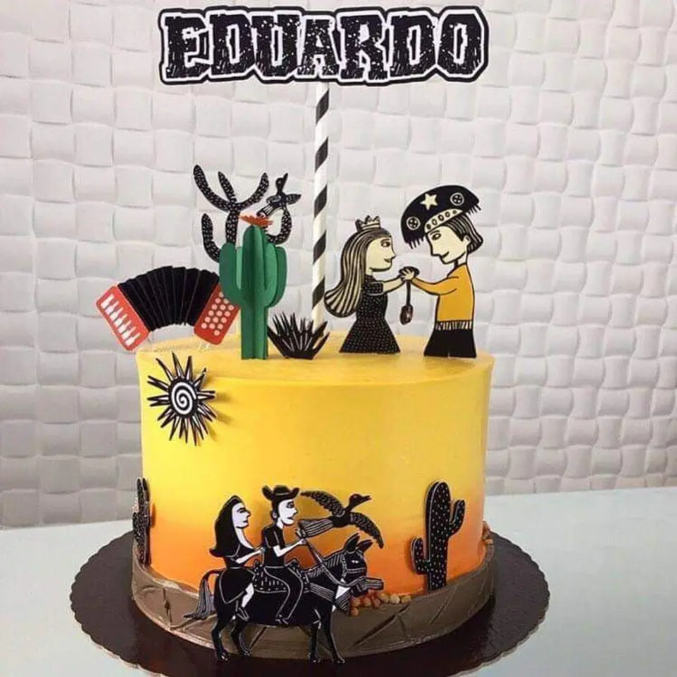 Arquivo de Corte Topo de Bolo Cordel 5 1