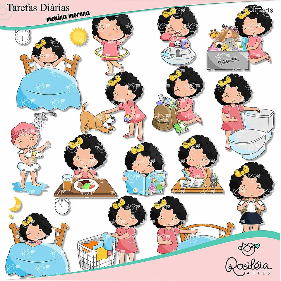 Kit Digital Tarefas Diarias Morena 87 1
