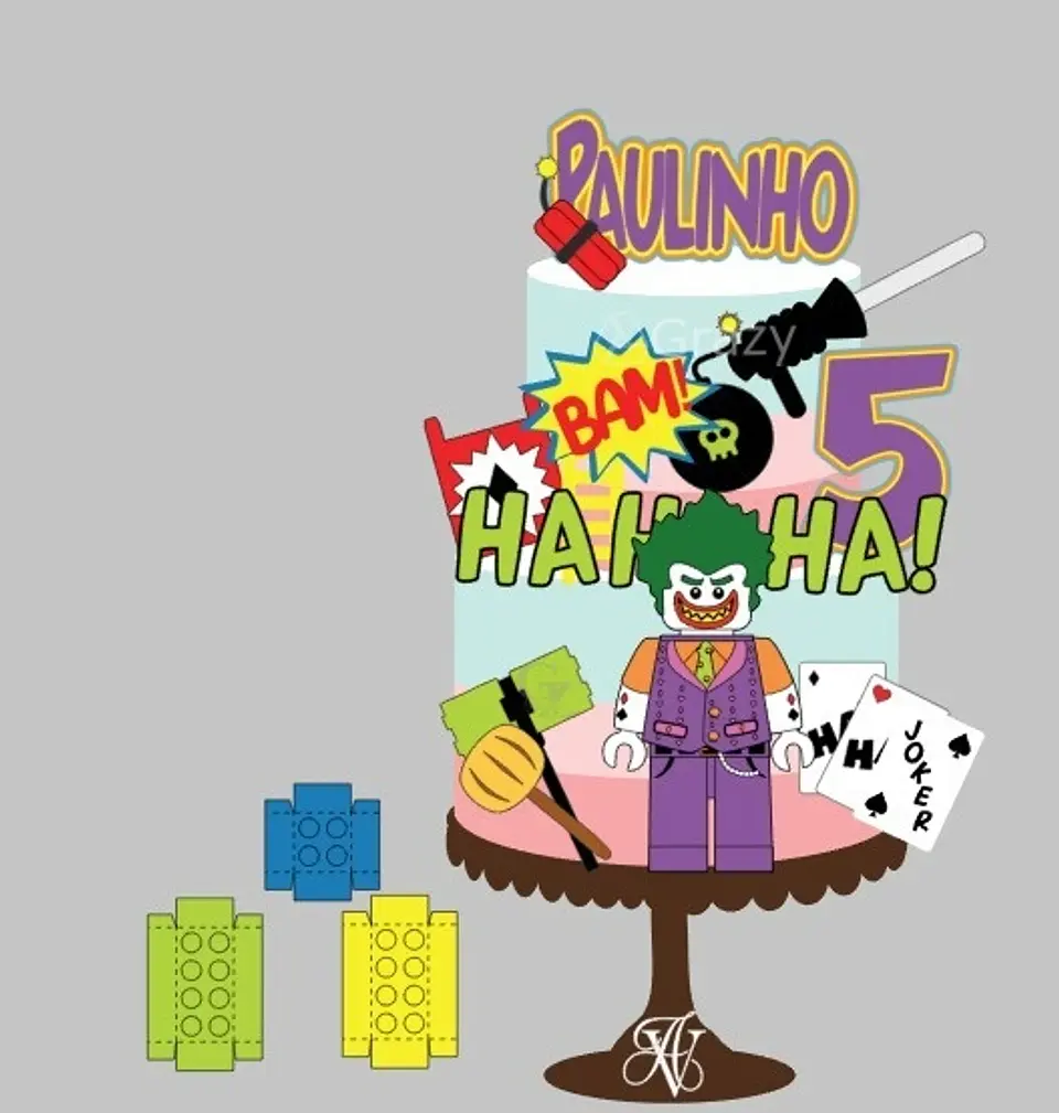 Arquivo de Corte Topo de Bolo Coringa 2 1